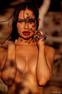 Sabina Rouge Hot Pornstar Teases Naked Outdoors