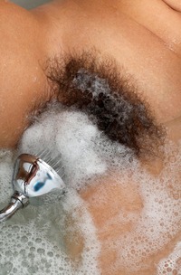Cathy Slinks Into Bath To Tease Her Wet Pussy With Shower Wand