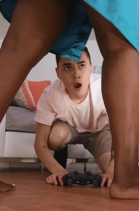 Osa Lovely Ebony Babe Want To Taste White Cock