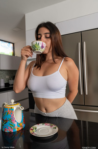 Angelina K With Wonderful And Stunning Large Breasts