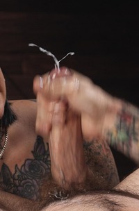 Leigh Raven Dominates Buck Richards With Blindfold Bondage And Dungeon Toys