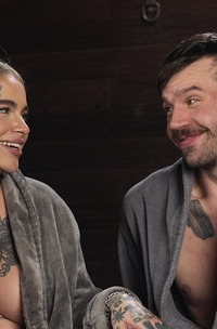 Leigh Raven Dominates Buck Richards With Blindfold Bondage And Dungeon Toys