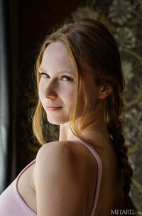 Zuzanna Revealing The Soft Hair That Adorns Her Mound Of Venus