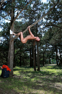 Josephine Jane Expresses Her Joie De Vivre By Climbing The Tree Wearing Nothing