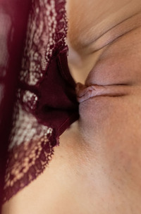 Helina Dream Slipping Off Silk Lace And Straps In An Enticing Striptease