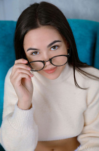 Dzhili Irresistible When She’s Wearing Nothing But Her Knee Socks And A Naughty Smile