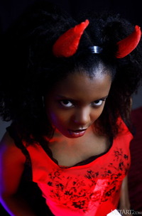 Sukki T Parts Her Silky Thighs To Flaunt The Wild Curls