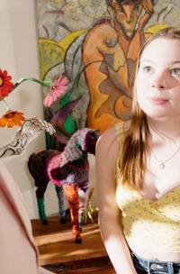 Adrianna Jade Teases On A Rainy Day With Intense Reality Blowjobs And Facials