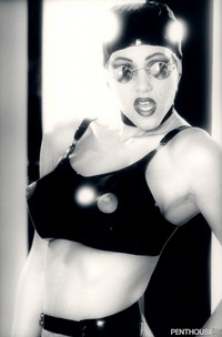 Julia Ann In Latex Superhero Costume From 1995 Penthouse Vault