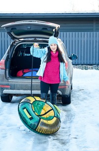 Amelia Ost Teases Outdoors In Snow Then Fingers Herself Raw Indoors