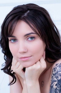 Danniela Cute Slim Brunette Getting Naked