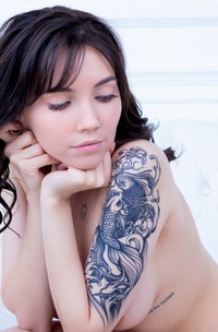 Danniela Cute Slim Brunette Getting Naked