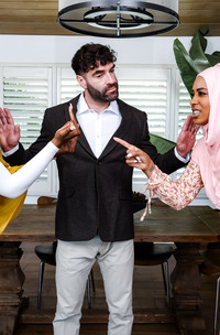 Jayne Doh And Rhae Woods Negotiate Pregnancy On The Bed