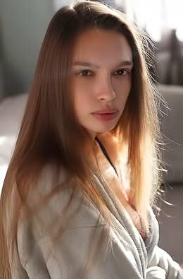 Slim Beauty Elin Squeezes Her Lovely Breasts