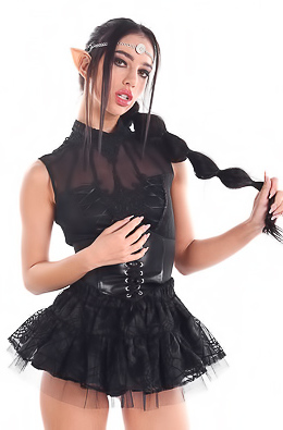 Kama Oxi In Cosplay Sex Pix Plays With Pussy