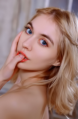 Mia Muse Revealing Her Perky Breasts And Lush-lipped Pussy