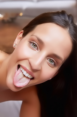 Betzz Spreads The Lips Of Her Shaved Pussy Like Exotic Butterfly Wings And Dips Her Fingers Inside