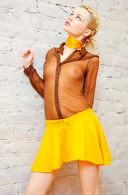 Yellow Tights porn pic gallery