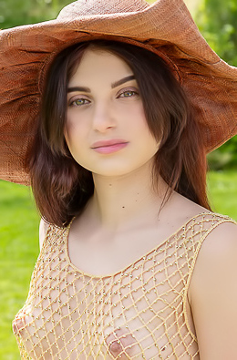 Zoelie Wearing Nothing But High Heels That Accentuate Her Long Legs And Perfect Booty