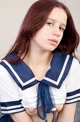 Cute Teen Touches And Strokes Her Little Body Loves