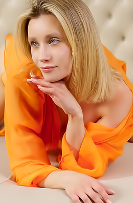 Lily Blossom Perfectly Naked And Grabbing Her Firm Round Buns