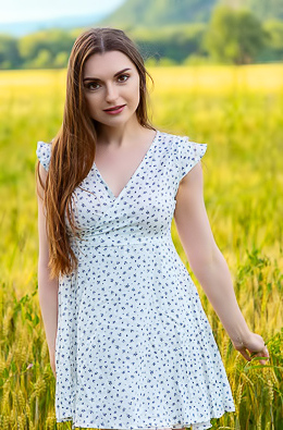 Julia K laying it out on the green, flaunting her killer body and bubble butt