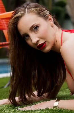 Melissa claims her dominance, commanding attention with every glance and gesture
