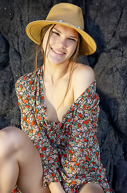 Polina Takes Off Her Skirt And Shows Her Delicious Pussy While Spreading Her Legs