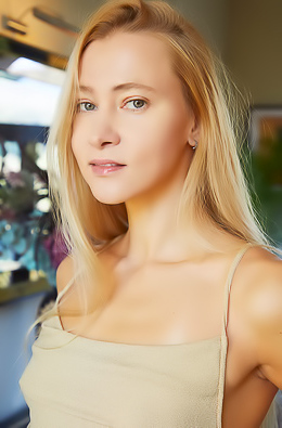 Ivi Rein Drapes Over Her Perky Breasts And Perfectly Peachy Bottom So Enticingly