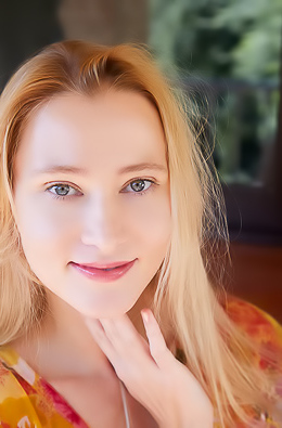 Ivi Rein Parts Her Slender Thighs Revealing She’s Wearing Nothing Beneath