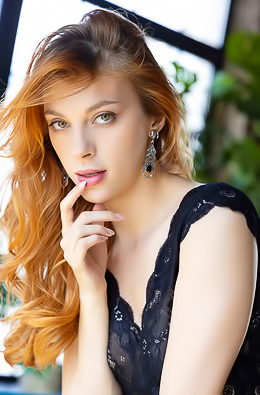 Naty Evans Entices In Revealing Striptease Showcasing Lustful Curves