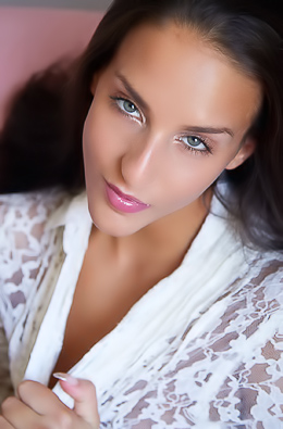 Betzz Explores Desires on Soft Lace Sheets